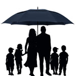 G4Free - G4Free 72 Inch Huge Double Canopy Vented Windproof Stick Umbrellas -D02V716A