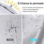 G4Free - G4Free 72 Inch Oversized Vented Double Canopy Umbrella for Family -D02V757A
