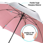 G4Free - G4Free 72 Inch Oversized Vented Double Canopy Umbrella for Family -D02V757A