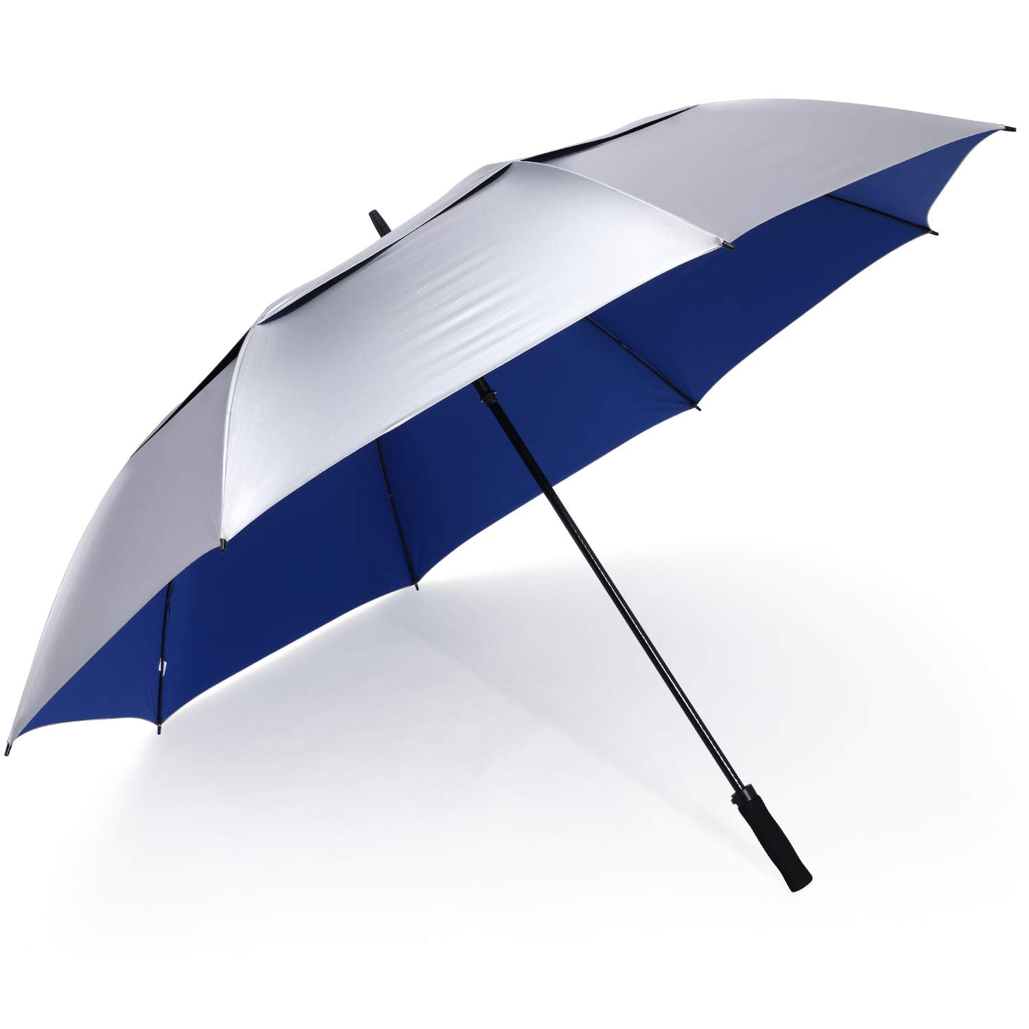 G4Free - G4Free 72 Inch Oversized Vented Double Canopy Umbrella for Family -D02V757B
