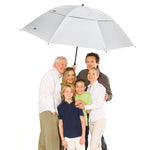 G4Free - G4Free 80 Inch 6.6 Ft Double Canopy Vented Windproof Stick Family Umbrella -TN21A013A