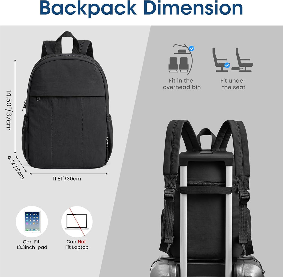 G4Free - G4Free Adjustable Mini Women Hiking Travel Backpack -TN24B435A