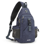 G4Free - G4Free Anti-Theft Canvas Sling Bag with USB Port -TN22B159B
