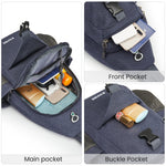 G4Free - G4Free Anti-Theft Canvas Sling Bag with USB Port -TN22B159C