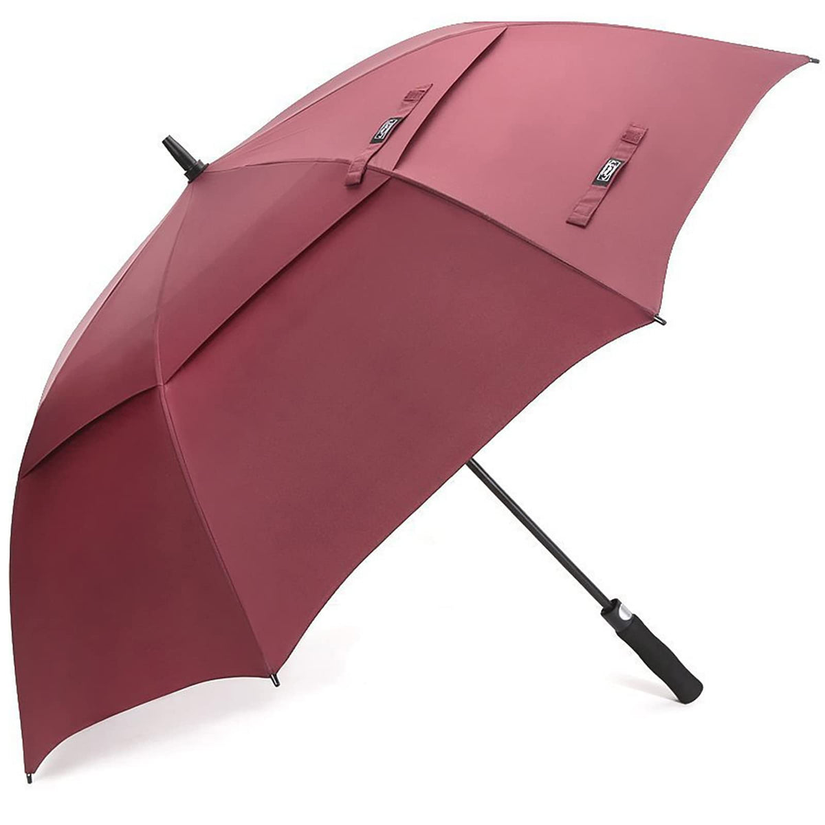G4Free - G4Free Automatic Open Golf Umbrella Double Canopy Vented Stick Umbrellas -D02V638C