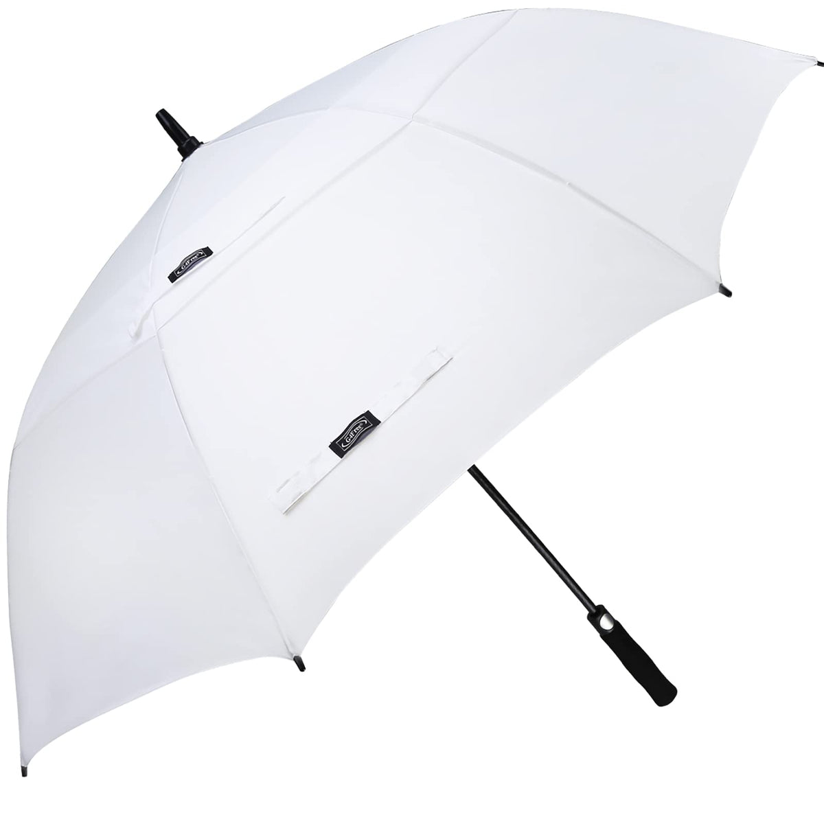 G4Free - G4Free Automatic Open Golf Umbrella Double Canopy Vented Stick Umbrellas -D02V638H
