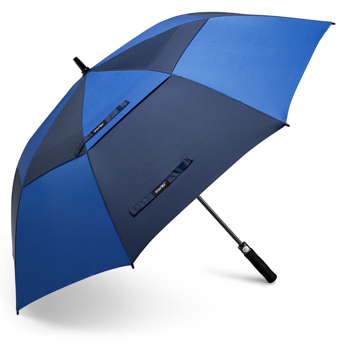 G4Free - G4Free Automatic Open Golf Umbrella Double Canopy Vented Stick Umbrellas -D02V638M