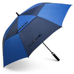 G4Free - G4Free Automatic Open Golf Umbrella Double Canopy Vented Stick Umbrellas -D02V638M