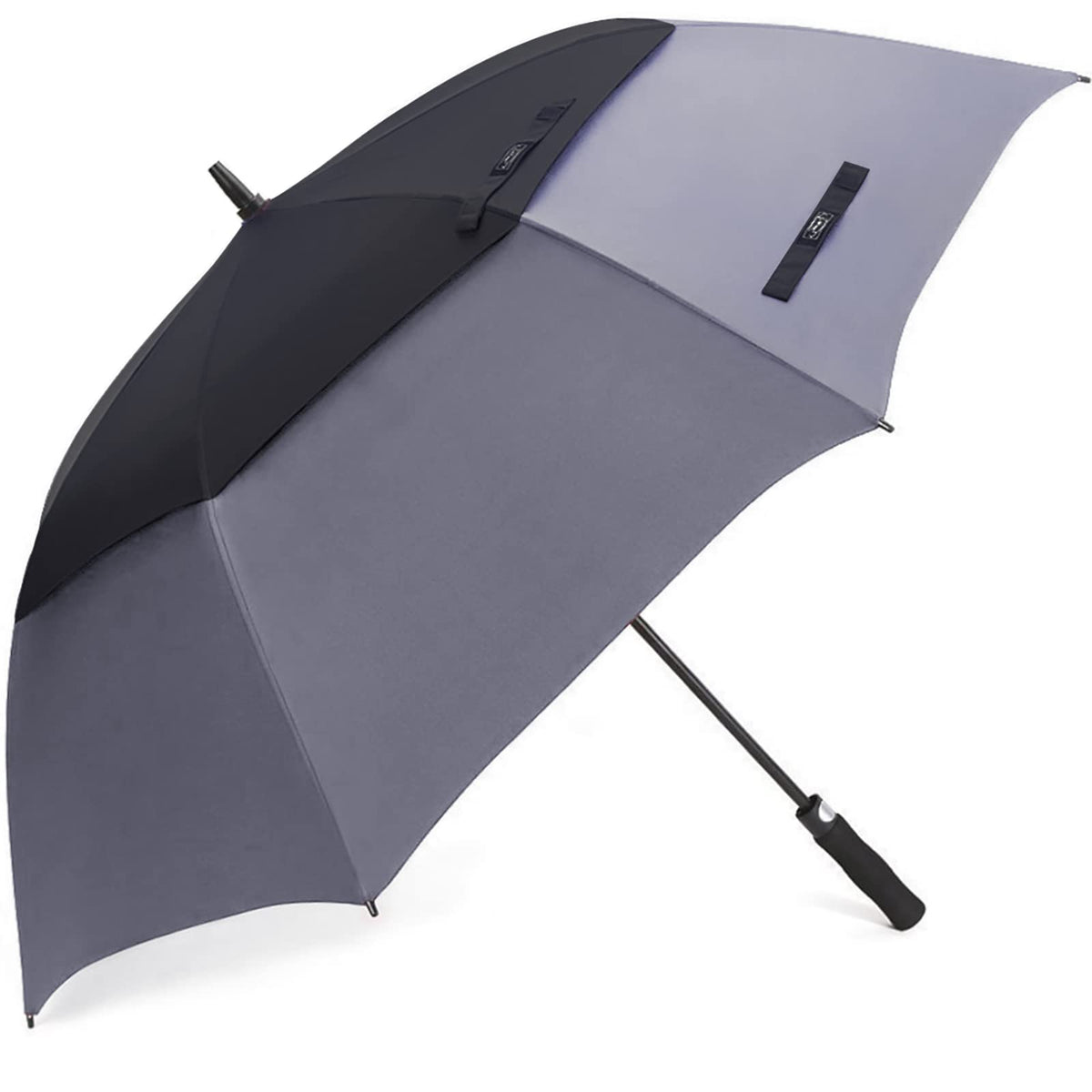G4Free - G4Free Automatic Open Golf Umbrella Double Canopy Vented Stick Umbrellas -D02V638N