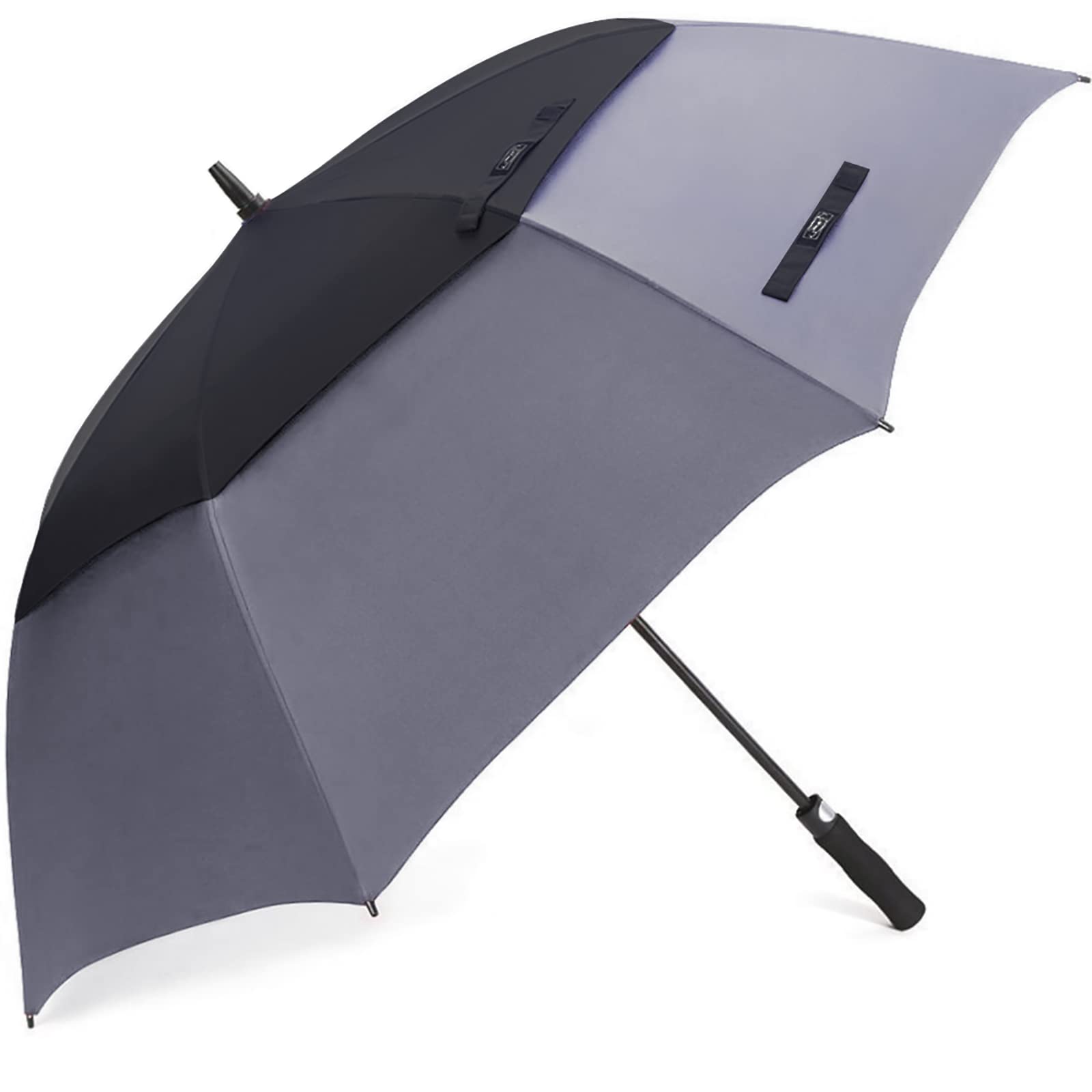 G4Free - G4Free Automatic Open Golf Umbrella Double Canopy Vented Stick Umbrellas -D02V638N