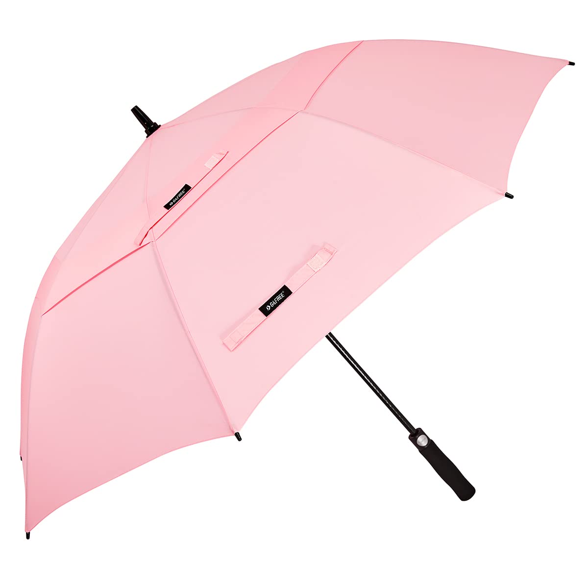 G4Free - G4Free Automatic Open Golf Umbrella Double Canopy Vented Stick Umbrellas -D02V638Z02
