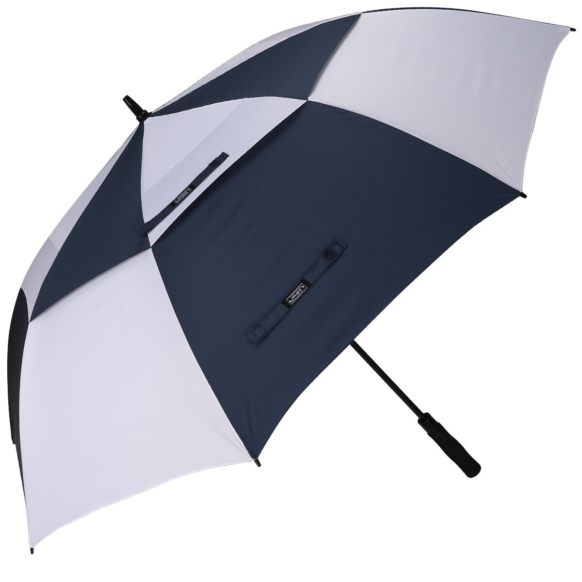G4Free - G4Free Automatic Open Golf Umbrella Double Canopy Vented Stick Umbrellas -TN22A051A
