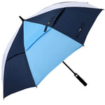 G4Free - G4Free Automatic Open Golf Umbrella Double Canopy Vented Stick Umbrellas -TN22A051A
