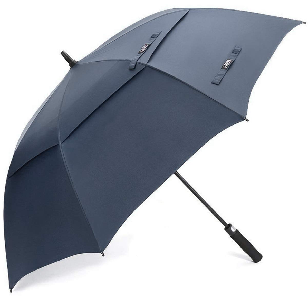 G4Free - G4Free Automatic Open Golf Umbrella Double Canopy Vented Stick Umbrellas -TN22A051B