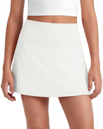 G4Free - G4Free BareFeel High Waisted Tennis Skirt for Girls with Built-in Shorts & Pockets -GF26HG932B004A-S