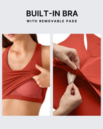 G4Free - G4Free BareFeel Racerback Tank Top with Removable Padded Bra -GF26L896A001A-S