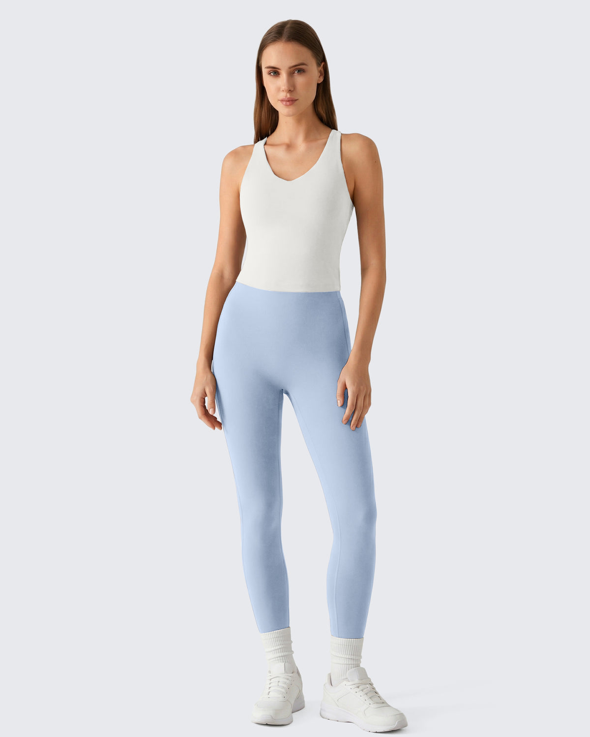 G4Free - G4Free BareFeel Racerback Tank Top with Removable Padded Bra -GF26L896A001A-S