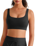 G4Free - G4Free BareFeel Square Neck Sports Bra – Non Padded U Back -GF26C965A001A-S