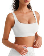 G4Free - G4Free BareFeel Square Neck Sports Bra – Non Padded U Back -GF26C965A001A-S
