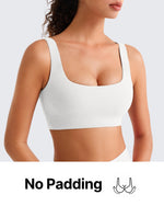 G4Free - G4Free BareFeel Square Neck Sports Bra – Non Padded U Back -GF26C965A001A-S