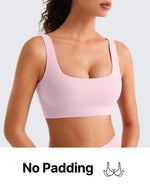 G4Free - G4Free BareFeel Square Neck Sports Bra – Non Padded U Back -GF26C965A001A-S