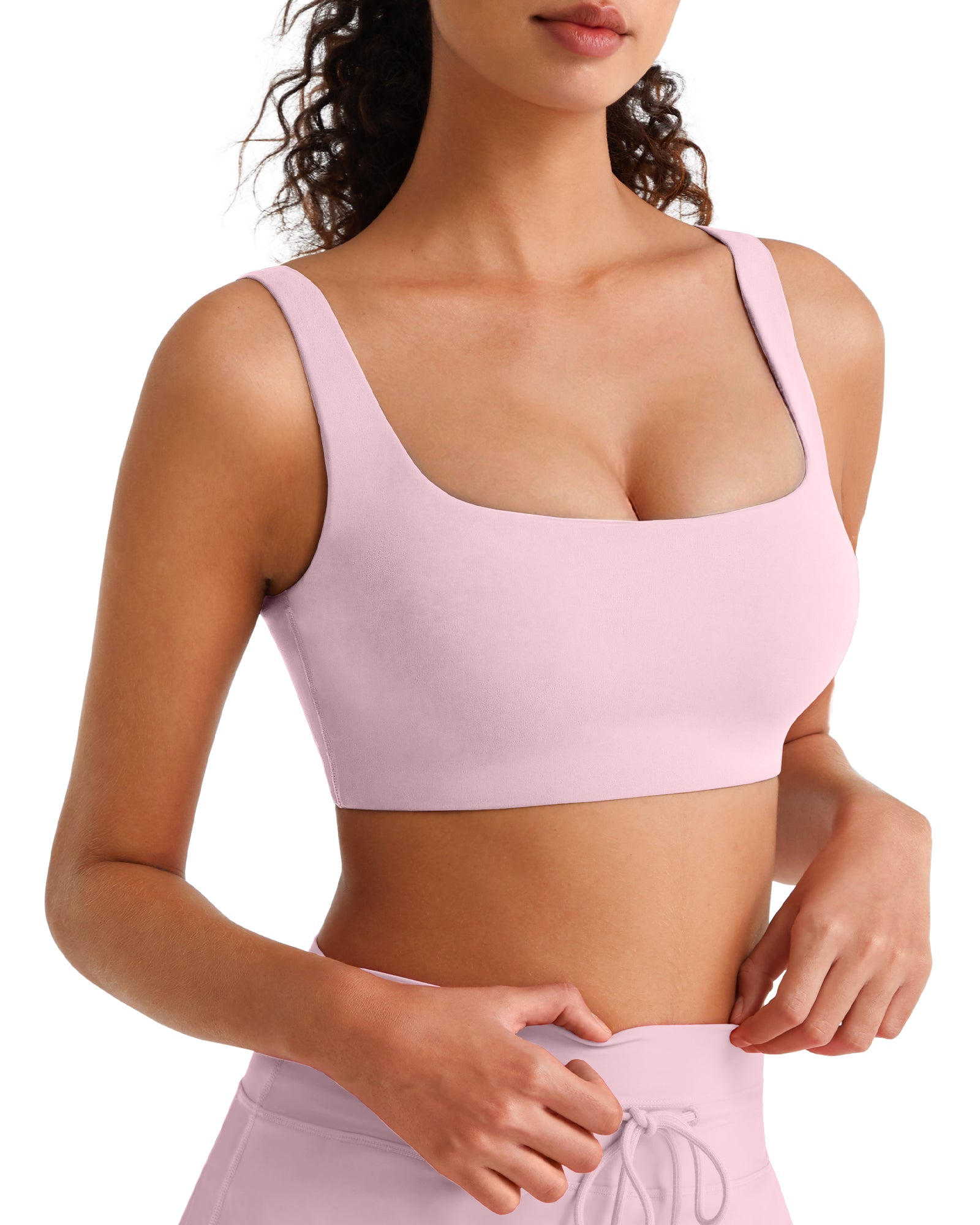 G4Free - G4Free BareFeel Square Neck Sports Bra – Non Padded U Back -GF26C965A001A-S
