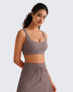 G4Free - G4Free BareFeel Square Neck Sports Bra – Non Padded U Back -GF26C965A001A-S
