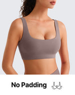 G4Free - G4Free BareFeel Square Neck Sports Bra – Non Padded U Back -GF26C965A001A-S