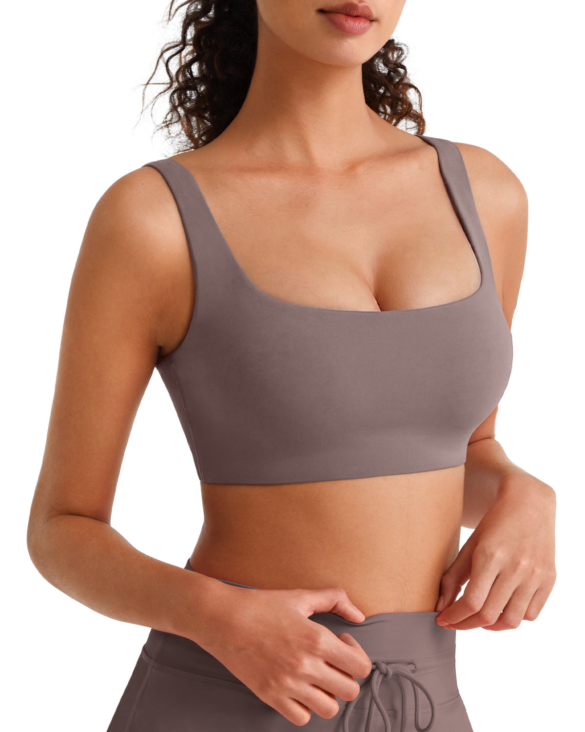 G4Free - G4Free BareFeel Square Neck Sports Bra – Non Padded U Back -GF26C965A001A-S