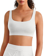 G4Free - G4Free BareFeel Square Neck Sports Bra – Non Padded U Back -GF26C965B004A-S