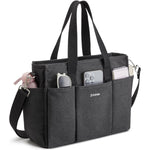 G4Free - G4Free Canvas with Pockets, Medium Size Crossbody Work Tote Bag -TN24B473A