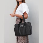 G4Free - G4Free Canvas with Pockets, Medium Size Crossbody Work Tote Bag -TN24B473A