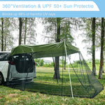 G4Free - G4Free Car Awning with Mosquito Net – Portable Tailgate Shade for Camping -GD21B002B