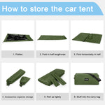 G4Free - G4Free Car Awning with Mosquito Net – Portable Tailgate Shade for Camping -GD21B002B