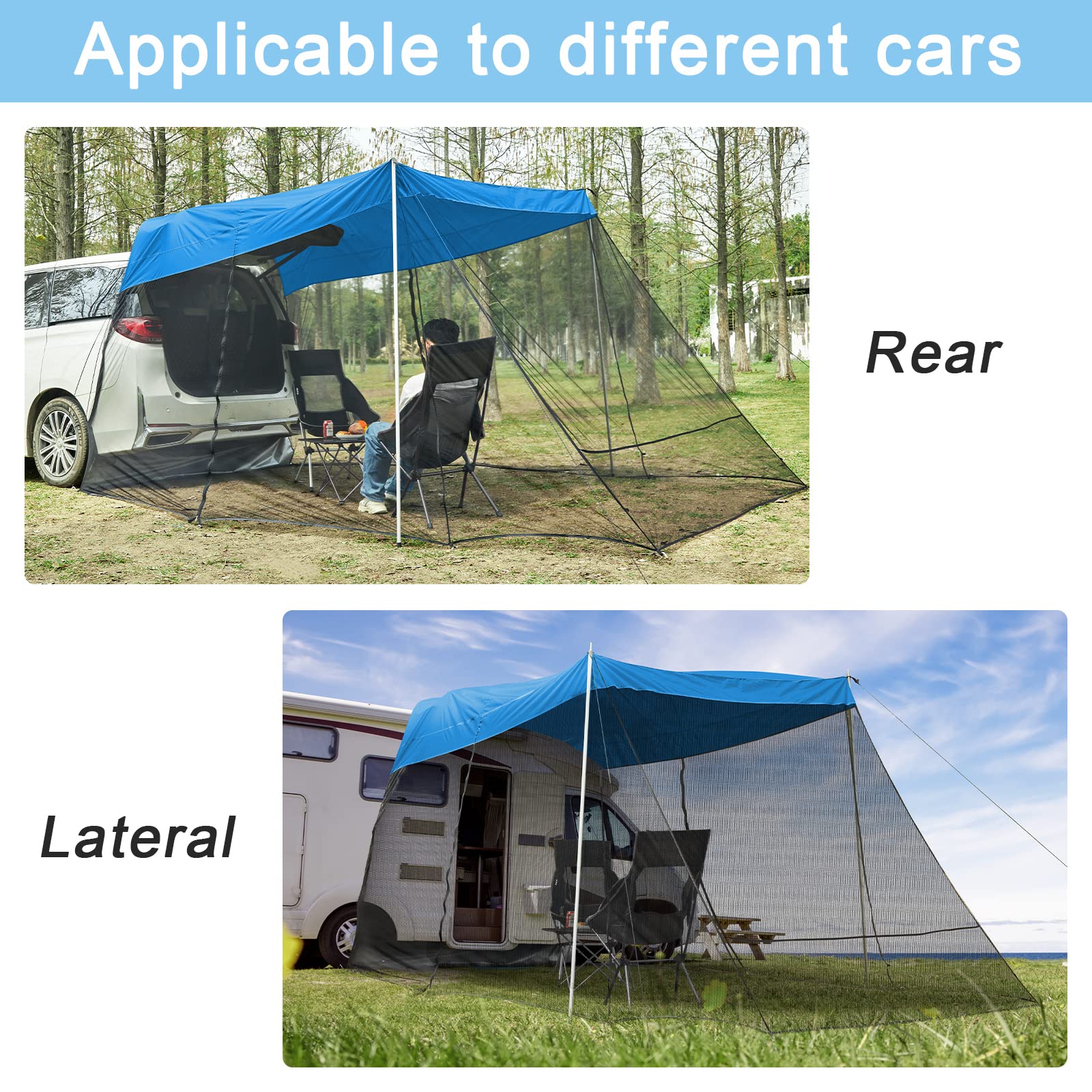 G4Free - G4Free Car Tent with Mosquito Net -YD21B002A