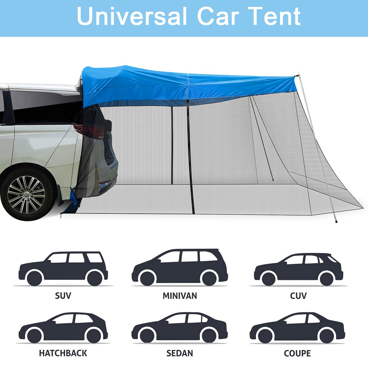 G4Free - G4Free Car Tent with Mosquito Net -YD21B002A