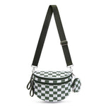 G4Free - G4Free Checkered Crossbody Bum Bag with Removable Pouch Lightweight -TN26B628A