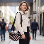 G4Free - G4Free Checkered Crossbody Bum Bag with Removable Pouch Lightweight -TN26B628A