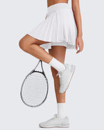 G4Free - G4Free Chillwhisp 14" Pleated Tennis Skirt with Inner Shorts Pocket -GF26H971A001A-S
