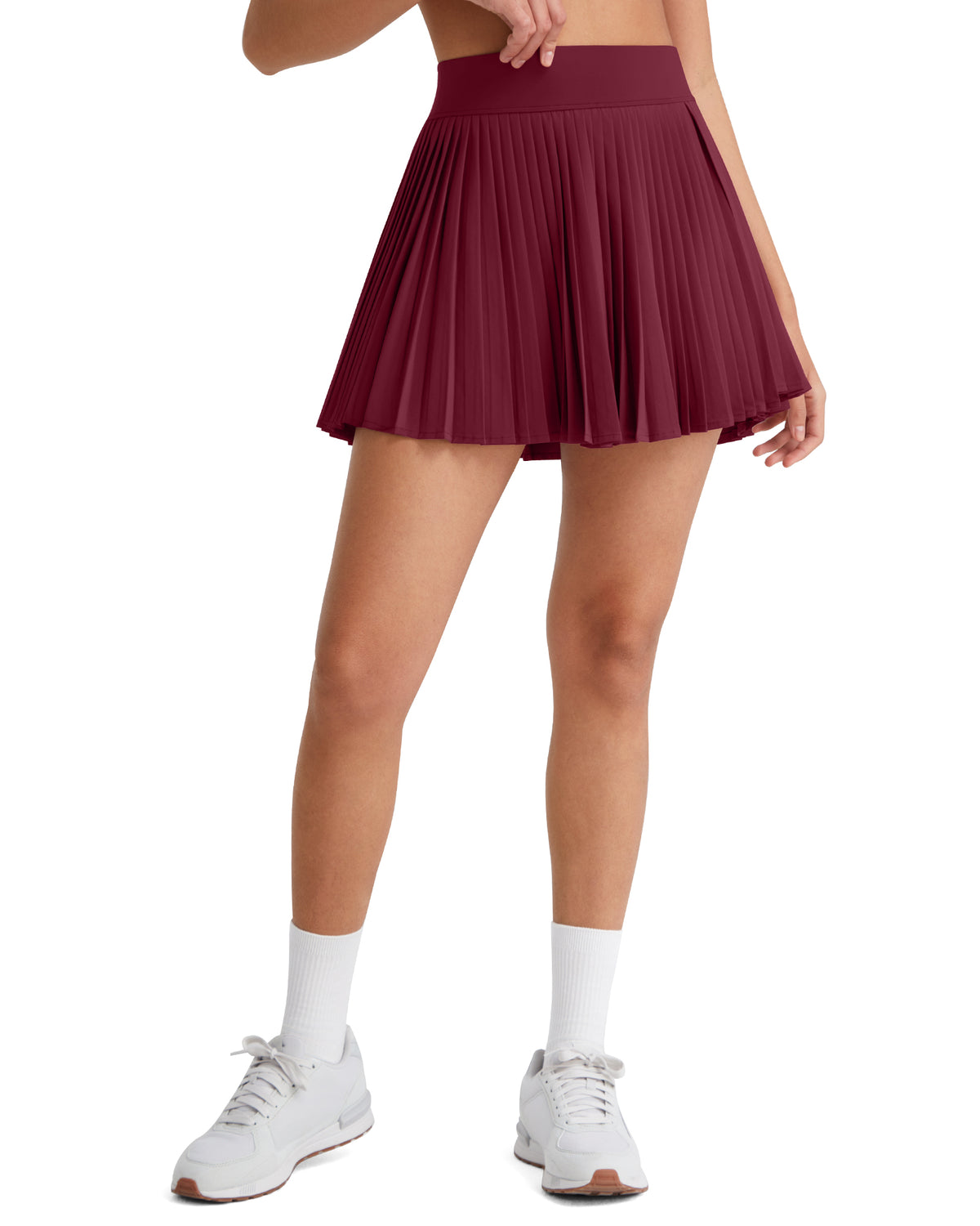 G4Free - G4Free Chillwhisp 14" Pleated Tennis Skirt with Inner Shorts Pocket -GF26H971A001A-S