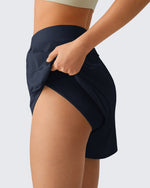 G4Free - G4Free Chillwhisp 2.5" Dolphin Hem Running Shorts with Pockets -GF26E842A001A-S