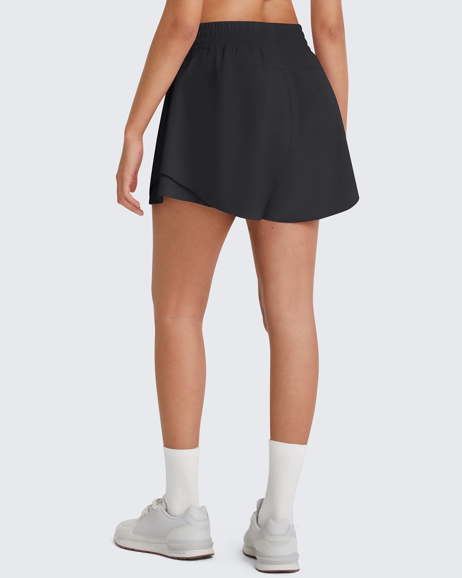 G4Free - G4Free Chillwhisp 2.5'' High Waist Running Shorts with Liner Pocket -GF26E936A001A-S
