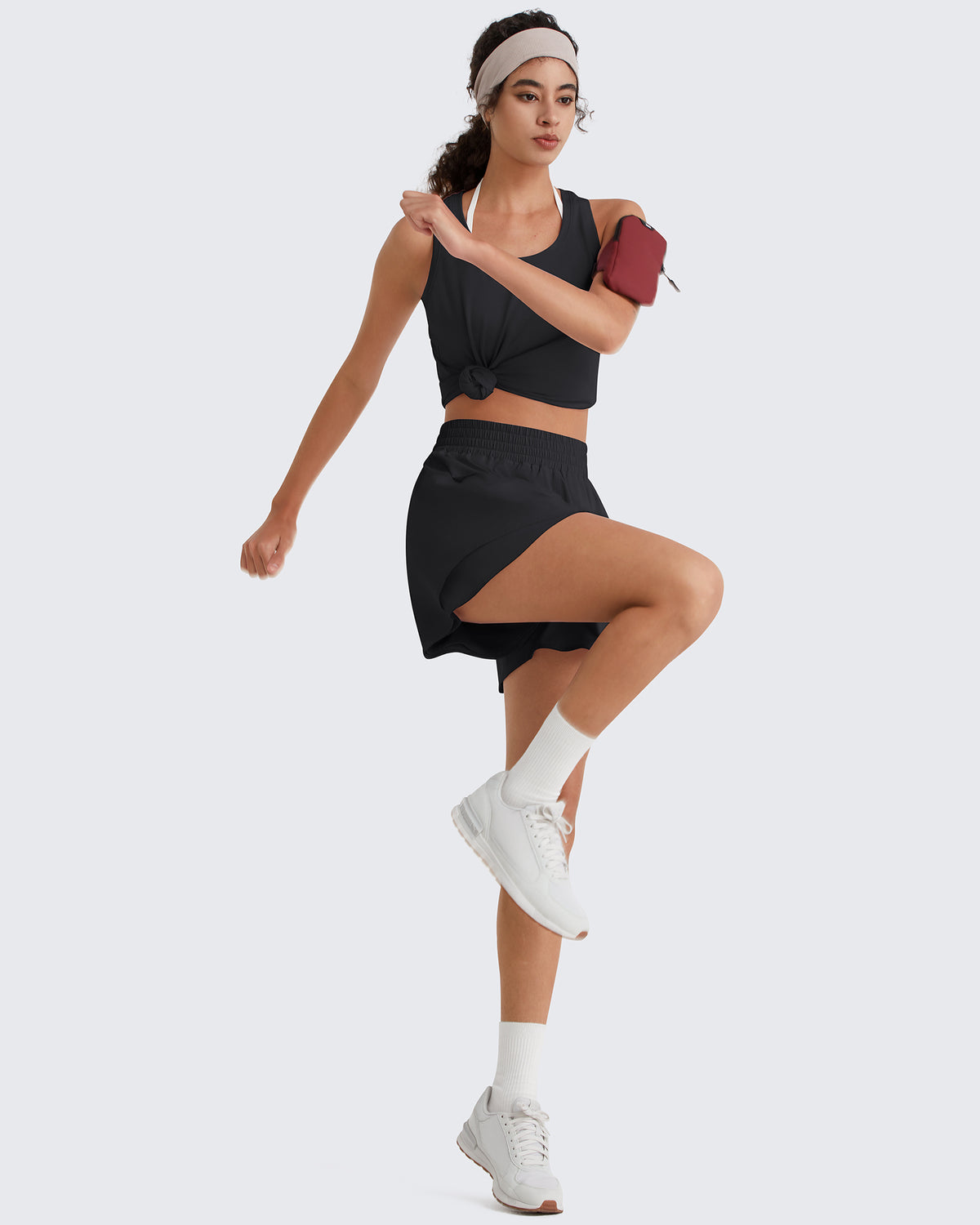 G4Free - G4Free Chillwhisp 2.5'' High Waist Running Shorts with Liner Pocket -GF26E936A001A-S