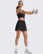 G4Free - G4Free Chillwhisp 2.5'' High Waist Running Shorts with Liner Pocket -GF26E936A001A-S