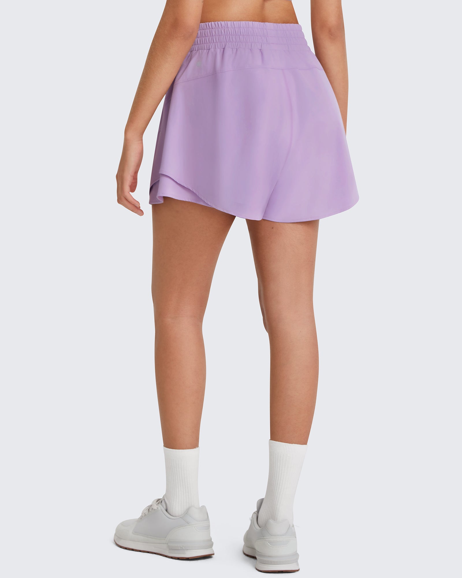 G4Free - G4Free Chillwhisp 2.5'' High Waist Running Shorts with Liner Pocket -GF26E936A001A-S