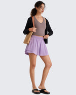 G4Free - G4Free Chillwhisp 2.5'' High Waist Running Shorts with Liner Pocket -GF26E936A001A-S