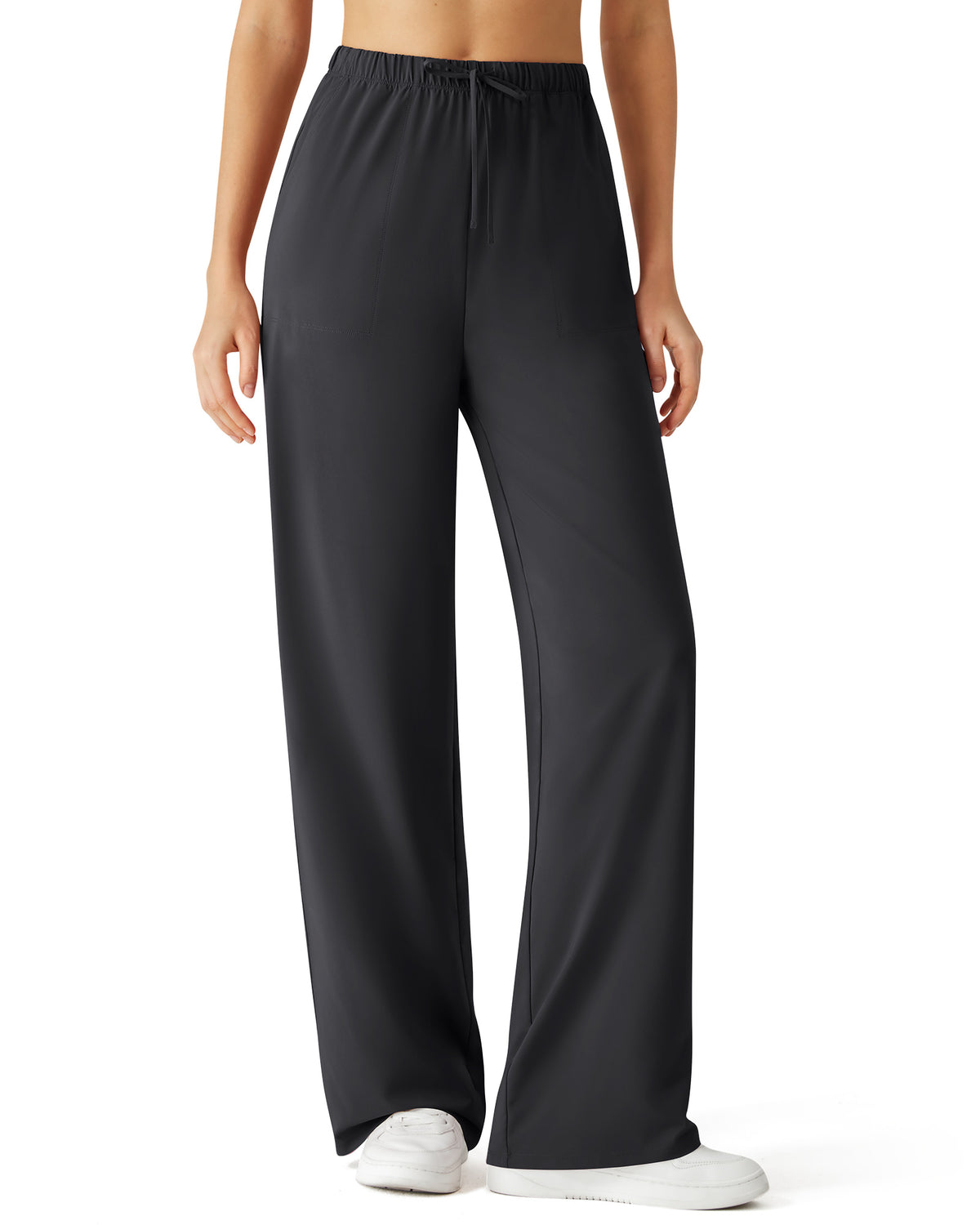 G4Free - G4Free Chillwhisp Drawstring Wide Leg Pants -GF26J874A001A-S