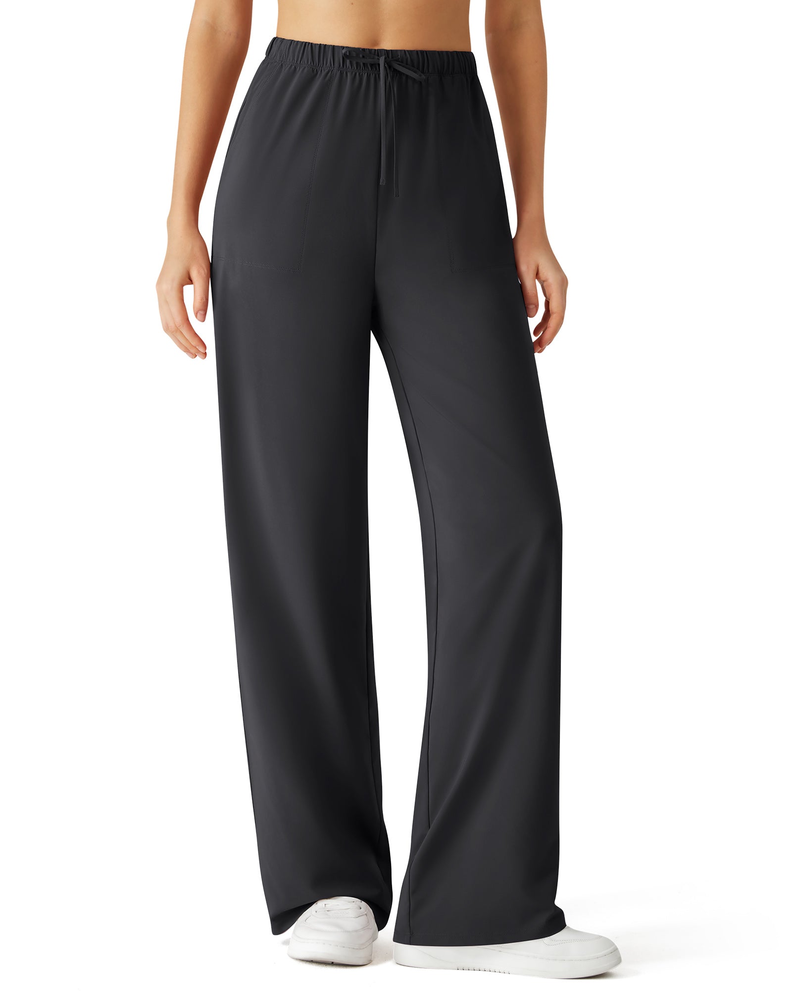G4Free - G4Free Chillwhisp Drawstring Wide Leg Pants -GF26J874A001A-S