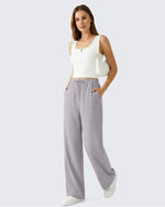 G4Free - G4Free Chillwhisp Drawstring Wide Leg Pants -GF26J874A001A-S
