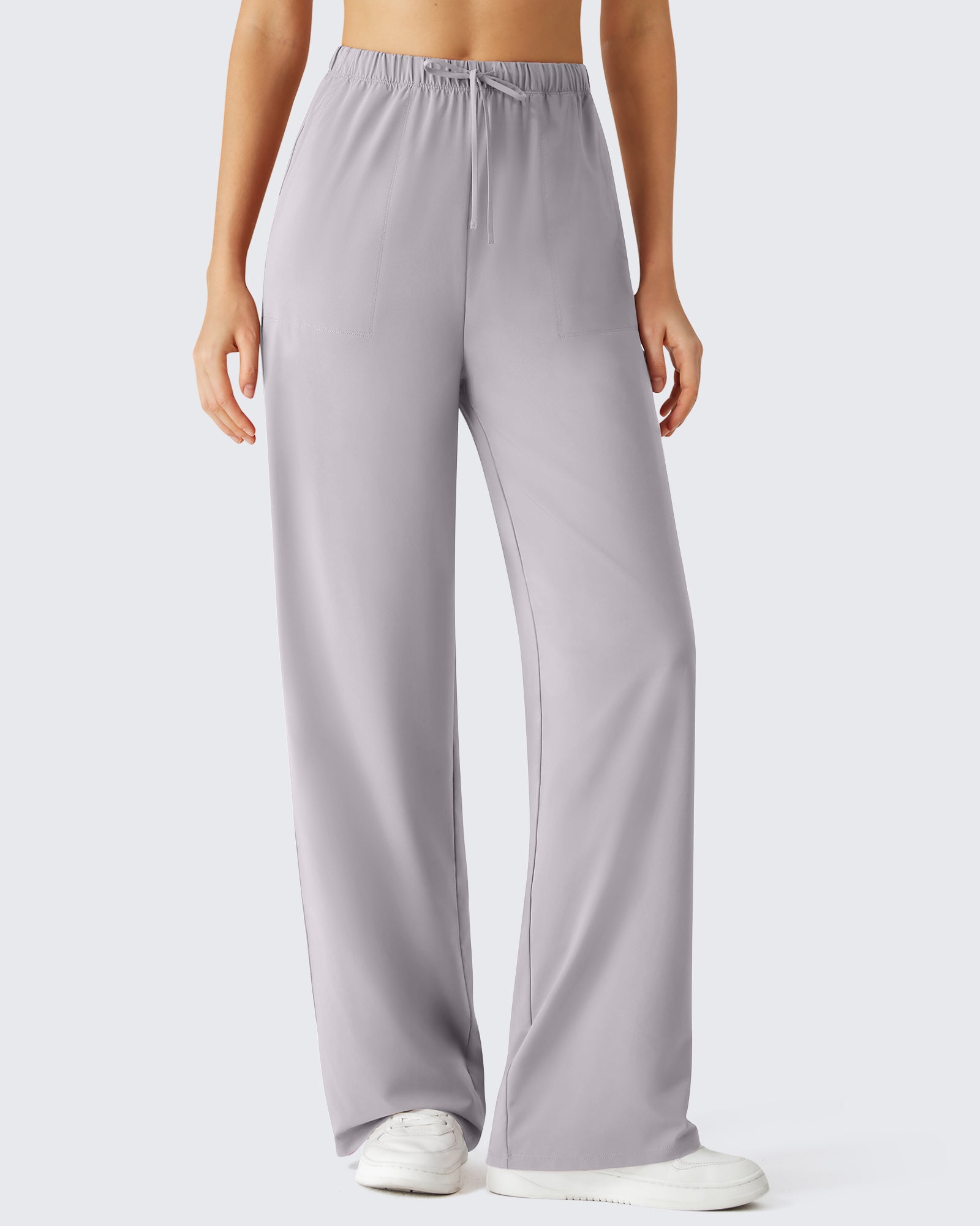 G4Free - G4Free Chillwhisp Drawstring Wide Leg Pants -GF26J874A001A-S